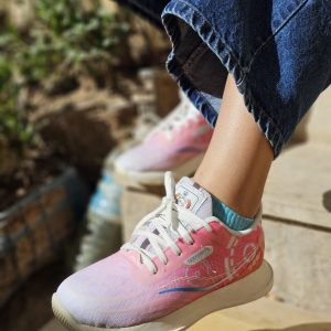 کتونی صورتی زیره سفید بچگونه